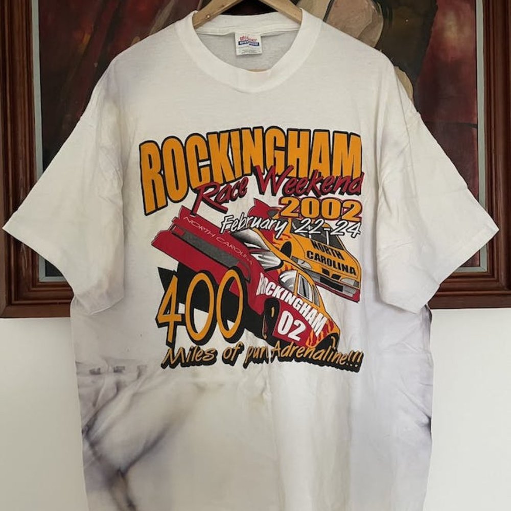 Vintage Rockingham Race Tee Adrenaline Racing Speed Nitro